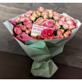 Bouquet of bush roses