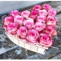 Сердце из роз