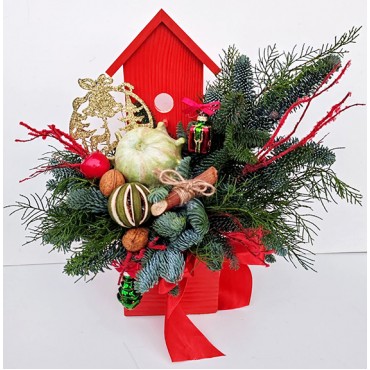 Рождественская Новогодняя композиция