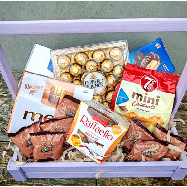 Подарочная корзина Моей сладкой