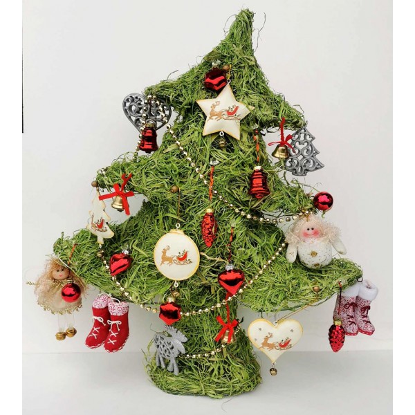 Christmas tree decorated